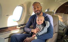 Natasa stankovic's son enjoys his dip in the pool My Boy S First Flight Hardik Pandya Shares An Adorable Photo With His Son Agastya