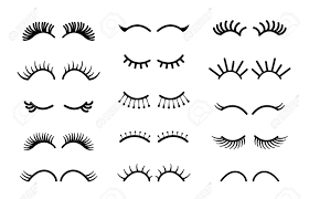These darling 4 inch eyelashes are. Cartoon Eyelashes Cute Unicorn Face Lashes Pretty Closed Animal Royalty Free Cliparts Vectors And Stock Illustration Image 125295920