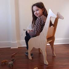 Child S Giraffe Animal Chair Animal Chair Childrens Furniture Kids Furniture