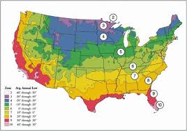 Usda Zone Map Plant Hardiness Zone Map Planting Zones Map Gardening Zones