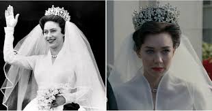 How The Crown S Take On Princess Margaret S Wedding Compares To The Real Thing Princess Margaret Wedding Wedding Crown Princess Margaret