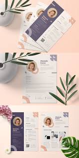 Simple Abstract Shape Accounting Finance Cv Resume Template Resume Design Creative Graphic Design Resume Graphic Design Lessons