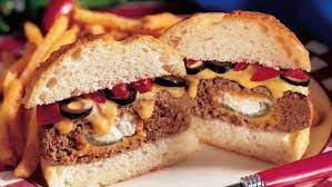 Cheesy Jalapeno Pepper Stuffed Burgers Tailgater Monthly Scout Recipes Stuffed Peppers Burger Recipes Beef