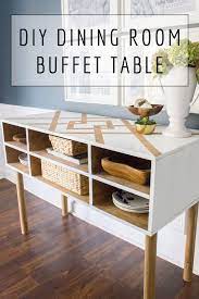 Diy Dining Room Buffet Table Version 1 Erin Spain Dining Room Buffet Table Dining Room Buffet Diy Dining Room Buffet