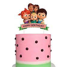 Cocomelon grownups club 114 million subscribers on #youtube made by @moonbugentertainment join our cocomelon parents group linktr.ee/cocomelonkids. Cocomelon Cake Topper Decorations Cupcake Toppers Birthday Party Supplies For Children Buy Online In United Arab Emirates At Desertcart Ae Productid 238542255