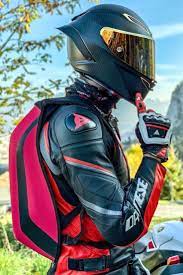 Cool Agv Pista Gp R Motorcycle Helmet And A Hot Dainese Racing Leather Jacket Cool Motorcycle Helmets Motorcycle Riding Outfits Woman Motorcycle Helmets