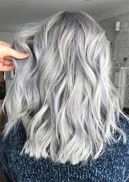 Silver hair at home full tutorial. Silver Hair Trend Grey Hair Colors Tips For Going Gray Colored Hair Tips Silver Hair Color Silver Hair