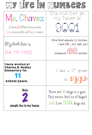 Project For The 1st Week My Life In Numbers Use Now To Discuss Numbers In Everyday Life Use Summer School Math Interactive Math Journals Teaching Math