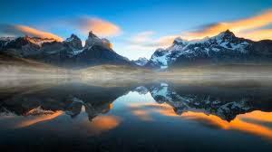 Download beautiful, curated free backgrounds on unsplash. Wallpaper Sunlight Landscape Sunset Lake Water Nature Reflection Sky Clouds Sunrise Snowy Peak Evening Morning Mist Horizon Atmosphere Chile Dusk Torres Del Paine Plateau Cloud Fog Weather Dawn 1920x1080 Px Loch