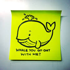 Post It Art Whale You Go Out With Me Post It Art Disney Characters Whale