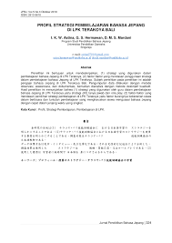 0% menganggap dokumen ini bermanfaat, tandai dokumen ini sebagai bermanfaat. Contoh Silabus Lpk Bahasa Jepang Silabus Rpp