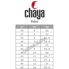 Chaya Ruby Size Chart Extreme Skates Online
