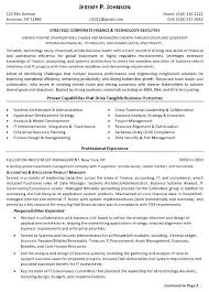 resume sample 12 strategic corporate