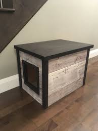 Wooden Cat Litter Box Cover Printed Pine Etsy In 2020 Cat Litter Box Diy Litter Box Covers Cat Litter Box