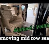 Alphard / VellFire GGH20 ANH20 - Removing mid row seats
