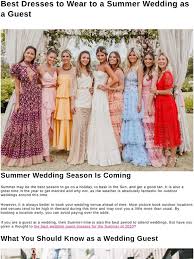 Whether you're one of those people who have their entire fridge covered in them (praying for you) or you're only attending one or two this season, we've got you covered if you have no idea what to wear. Ever Pretty 5 Best Dresses To Wear To A Summer Wedding As A Guest Milled