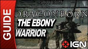This two digit code, called a dlc code, is different for everyone. Skyrim Dragonborn Dlc Walkthrough The Ebony Warrior