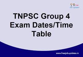 Tnpsc group 4 2021 notification: Tnpsc Group 4 Exam Dates 2018 Time Table Check Online Tnpsc Gov In Free Job Updates