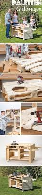 Paletten Grillwagen Grilltisch Paletten Garten Und Palette