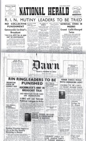 M. S. Khan led the Naval Mutiny of 1946