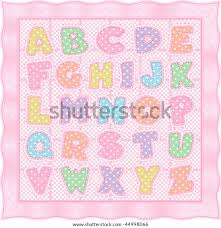 Download our free patchwork alphabet quilt pattern by julianna gasiorowska. Alphabet Quilt Old Fashioned Vintage Baby Stockillustration 47275873 Shutterstock