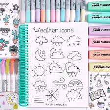 Are you looking for some aesthetic plant doodle ideas for your bullet journal or calendar? 51 Easy Bullet Journal Doodles For Your 2022 Bujo Bullet Planner Ideas