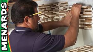 The smooth surface delivers modern or contemporary style. Tile Backsplash How To Install Menards Youtube