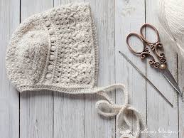 Baby bonnet crochet pattern (free!) i picked up crochet to make penny a sweater, and i've continued because i find it relaxing. Crochet A Classic T Shaped Baby Bonnet Free Pattern Tutorial Kirsten Holloway Designs Kirsten Holloway Designs