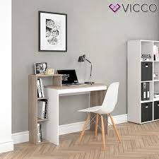 123 x 77 x 50 cm passt dieser schreibtisch optimal in jeden raum, ob groß oder klein. Vicco Schreibtisch Leo Weiss Sonoma Eiche Kaufland De