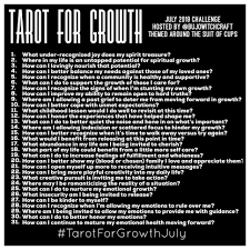 As much as i can understand how tempting it can be to ask the cards whether x or y will become your future partner (trust me, i've been there), you must. Tarot Tuesday 31 Cups Themed Questions To Ask For Personal And Spiritual Growth Bujo Witchcraft