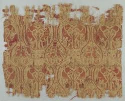 Textile With Brocade Spanish Antique Textiles Medieval Decor Textiles
