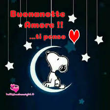 Buonanotte Amore Ti Penso Con Snoopy Immagini Da Condividere Gratis Bellissimeimmagini It I gattini oscillano sulla luna. buonanotte amore ti penso con snoopy