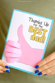 Birthday Card For Father From Kids Father S Day Thumbs Up Card Easy Peasy And Fun Homemade Fathers Day Card Diy Father S Day Cards Dad Birthday Card