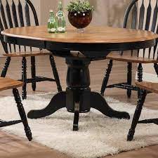Beachcrest Home Dellinger Extendable Butterfly Leaf Rubber Solid Wood Pedestal Dining Table Dining Table Makeover Shabby Chic Dining Room Dining Table In Kitchen
