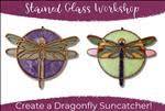 Dragonfly Glass and Resin Suncatchers