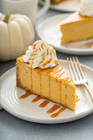 Here is the recipie i chanced on from kraft ingredients. Classic Pumpkin Cheesecake My Baking Addiction