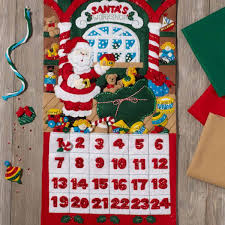 Craft A Christmas Heirloom With Advent Calendar Kits To Sew Advent Calendar Kit Christmas Tree Advent Calendar Felt Advent Calendar