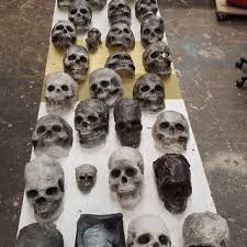 Milk Jug Skulls Halloween Props Diy Milk Jugs Diy Skull Decor Diy