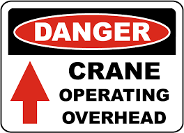 (b) make sure no part gets within 20 feet of the power line. Overhead Crane Warning Signs Business Industrial Clacoaching Safety Signs Traffic Control