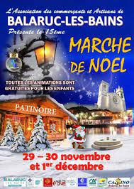 Un marché de noël avec plus de 60 exposants : Marche De Noel 2019 Balaruc Les Bains Ici7 Ville De Sete