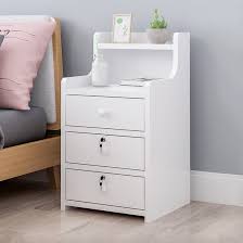 If you have any questions about your purchase or any other product for sale, our customer service. Ebern Designs Simples End Table Bedroom Nightstand Coffee Table 3 Drawer With Lock Cabinet Wayfair