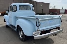 Image result for Brockway Light Blue 1950 Truck