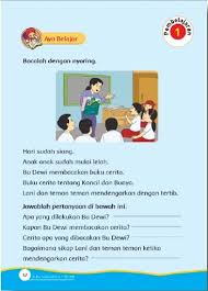 Guru memberikan contoh cara membaca huruf ibu makan nasi disertai gambar anak membaca tulisan tersebut baru guru menjelaskan huruf huruf yang dirangkai membentuk suku kata kata dan kalimat. Buku Bacaan Anak Sd Kelas 1 Pdf Berbagai Buku