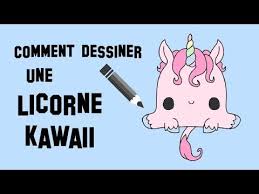 Comment Dessiner Une Licorne Kawaii Comment Dessiner Une Licorne Dessin Licorne Dessin