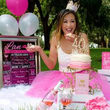 Decoration 40th Birthday Party Ideas For Women 40 Fabulous Birthday Party Hot Pink 40th Birthday Party 40th Smash Cake Sign 40th Birthday Decorations 40th Birthday Themes Smash Cake Photoshoot