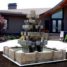 See more ideas about garden fountains, fountains, fountain. Cascadia Outdoor Fountain In Dimensions Pool