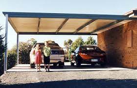 Image From Http Www Sidach Com Au Assets Images Products Carports Attached Flat Roof Carport Attached To House Jpg Mobile Home Carport Patio Roof Panels