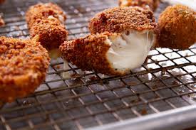 These super simple mozzarella stuffed meatloaf patties make for an easy family meal. Fried Cheese Sticks Recipe Temperature Matters Thermoworks