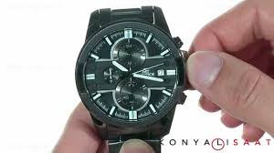 Casio Edifice Efr 543bk 1a8 Erkek Kol Saati Youtube