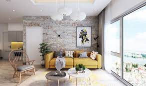 Lampara Salon Y La Forma En Que Transforman Los Ambientes Accent Walls In Living Room Brick Wall Interior Living Room Brick Living Room